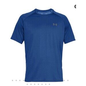 NWT Under Armour Men's UA Tech 2.0 Short Sleeve Quick Dry  T Shirt S Small Blue